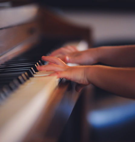 playing piano