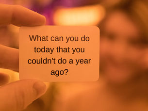 Personal growth concept showing daily habits such as planning, walking outdoors and building a consistent routine