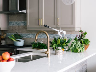 clean kitchen counter