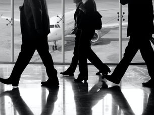 Spain's FDI numbers - business people walking
