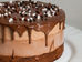 A beautiful chocolate cake that does not have poop in it