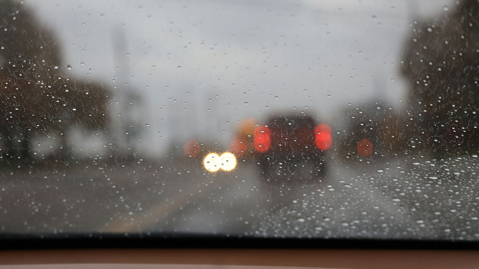 Blurry windscreen