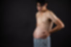 bloated from parasites