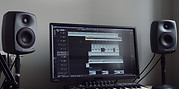 Two music sounds with monitor