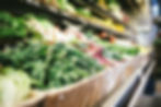 Produce aisle at grocery store.