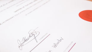 契約解除の署名