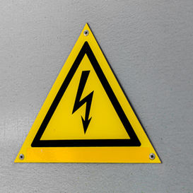 electrical shock safety sign maker
