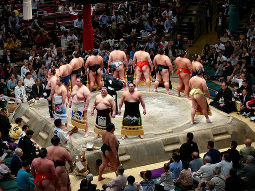 ロンドンですもうを見ます I'm going to watch sumo in London