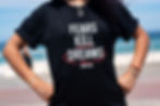 Fear themed printed shirt