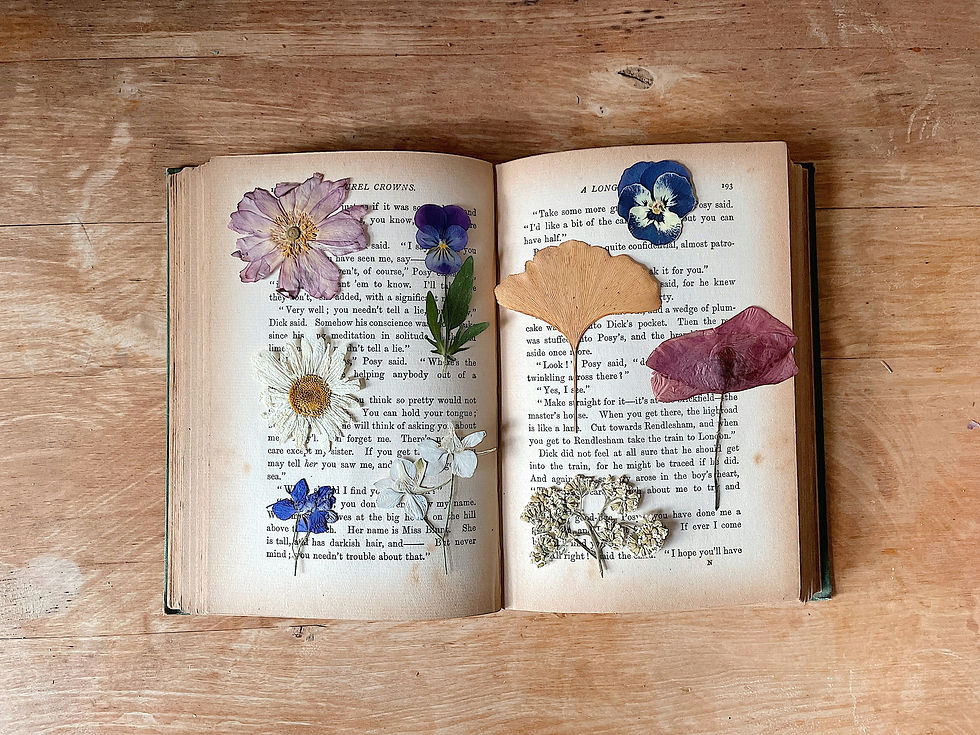 Pressed Flower Bookmark