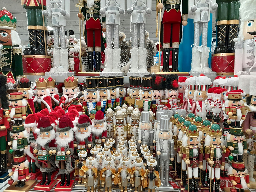 Ein Aufgebot an Nussknackern