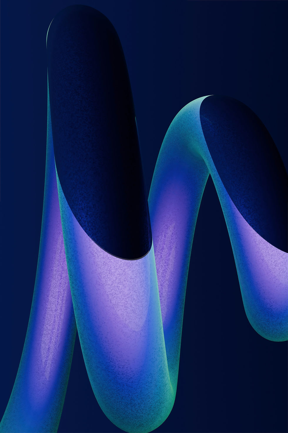 Abstract image of blue and purple waves