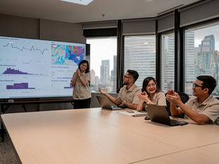 Outsourced business development partner meeting with client in Bangkok Thailand