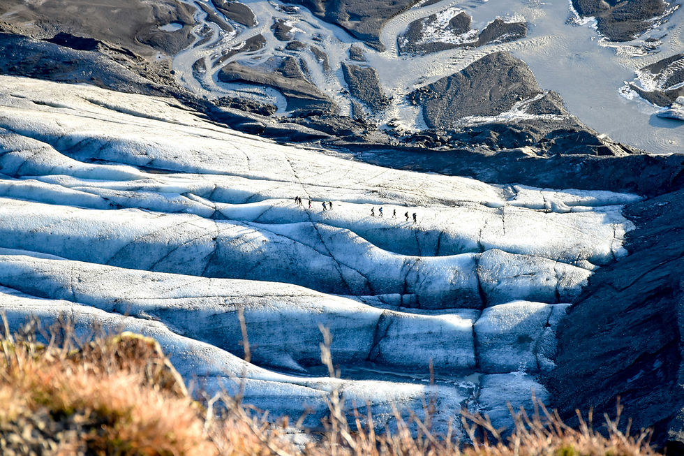 Walking roped together across Vatnajökull, you understand what the article means by perspective — the glacier doesn't care how full your calendar is, and somehow that is the most restorative thing imaginable. Photo by Martin Robles on Unsplash 