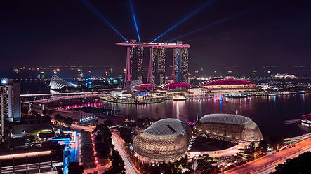 Image of Singapore skyline, indicating the strategic advantage of choosing Singapore for obtaining a Crypto Exchange License.