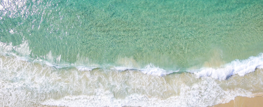 Aerial view of beach