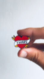 Love enamel pin: Enamel pins are a stylish and expressive way to showcase personality, interests, and emotions. They come in