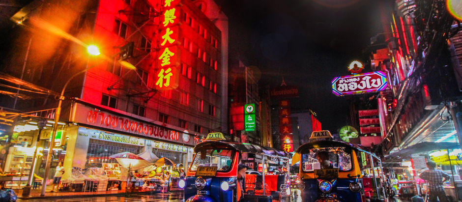 La vida nocturna en Tailandia