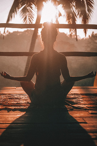 Woman in yoga pose Emotional Well-Being Sessions