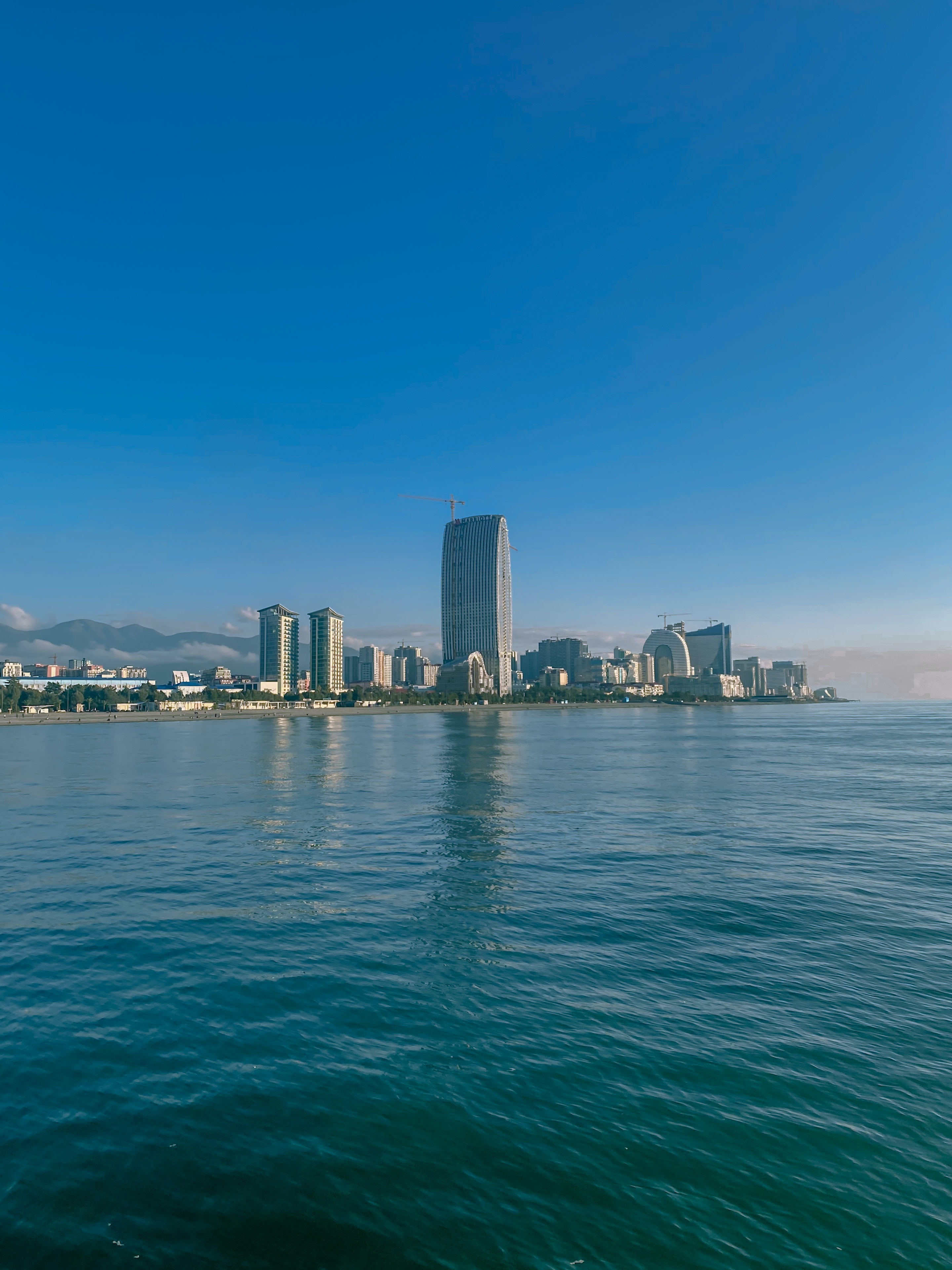 Batumi skyline and coastline