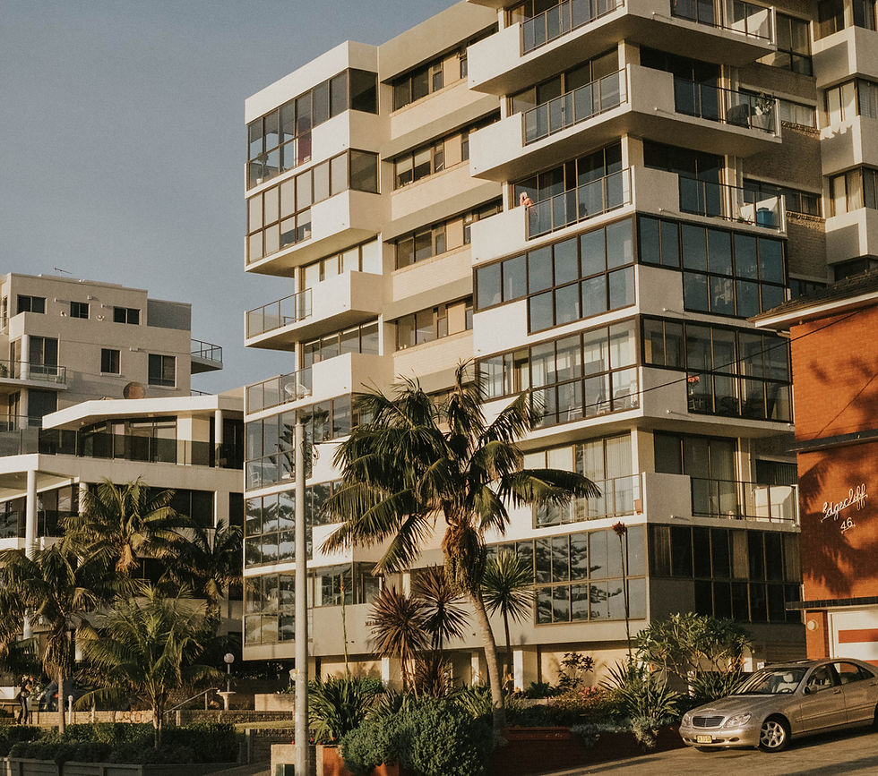 a picturesque apartment block