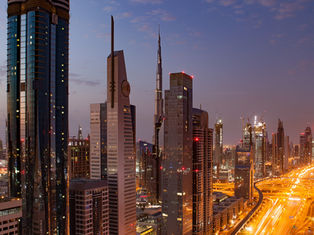 The gleaming metropolis of the United Arab Emirates