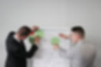 lawyers using sticky notes
