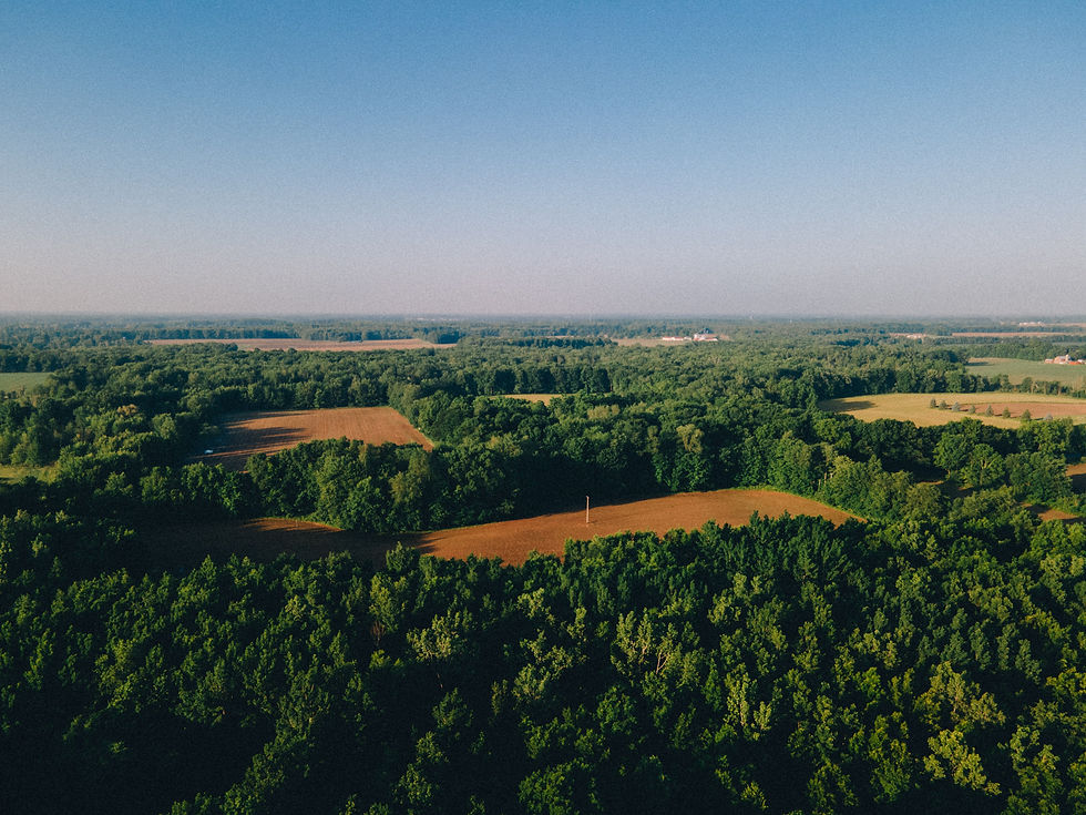 Herrenlose Grundstücke kaufen Stadland Nordenham: Freie Grundstücksflächen und Naturgrundstücke in ländlicher Umgebung aus der Luftaufnahme