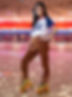 A young roller skating, posing on the rink. Image by Andi Bocsardi