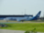 An Alaska Airlines Boeing 737 on the ground