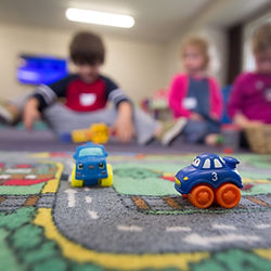 Children playing.