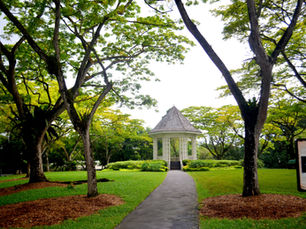 White Garden Gazebo Botanical Garden - Singapore