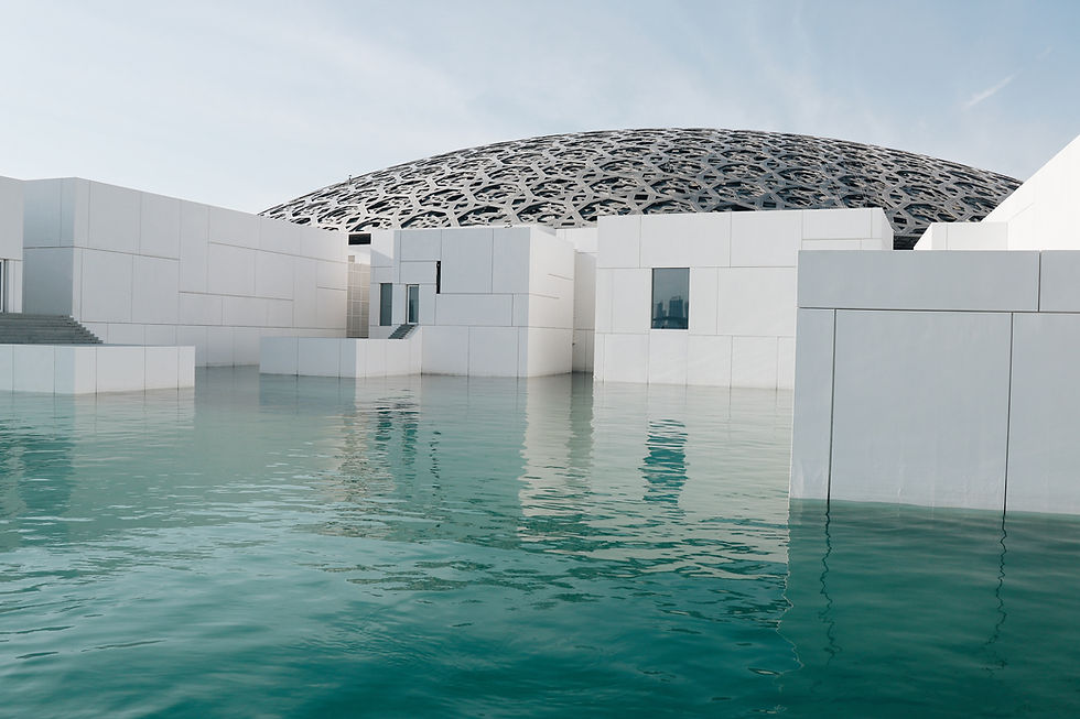 The Louvre Abu Dhabi was conceived from a partnership between France and U.A.E.