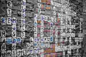 Words on Walls waiting for collectors