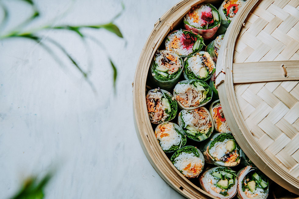 Asian food view