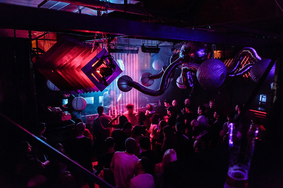 Vibrant night club in Seminyak
