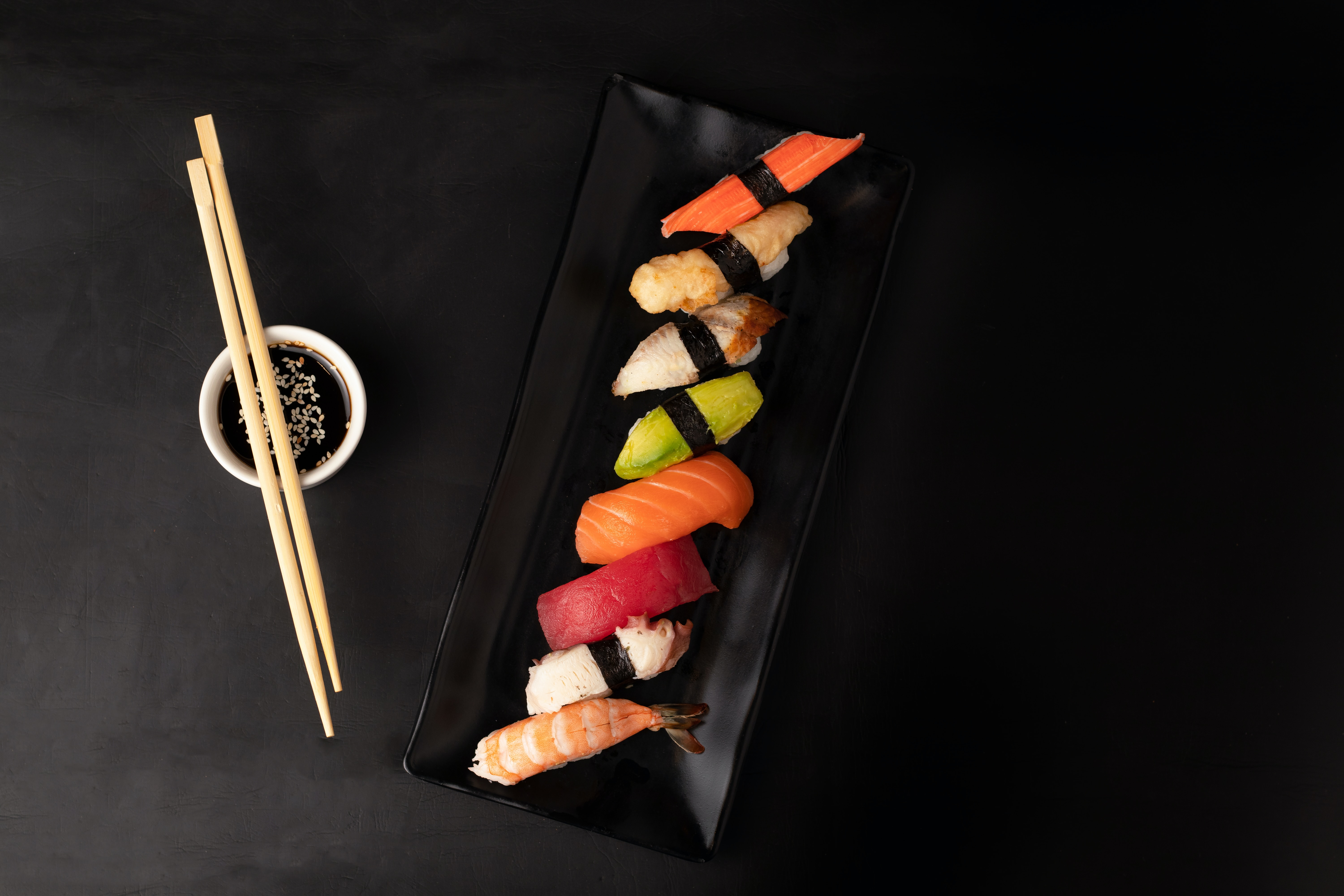 Arranged Food and Objects