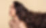 Woman with long flowing hair