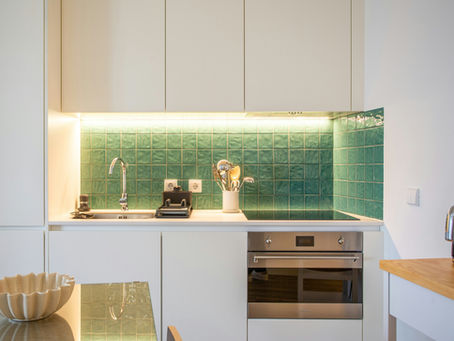 Apartamento remodelado visto do interior