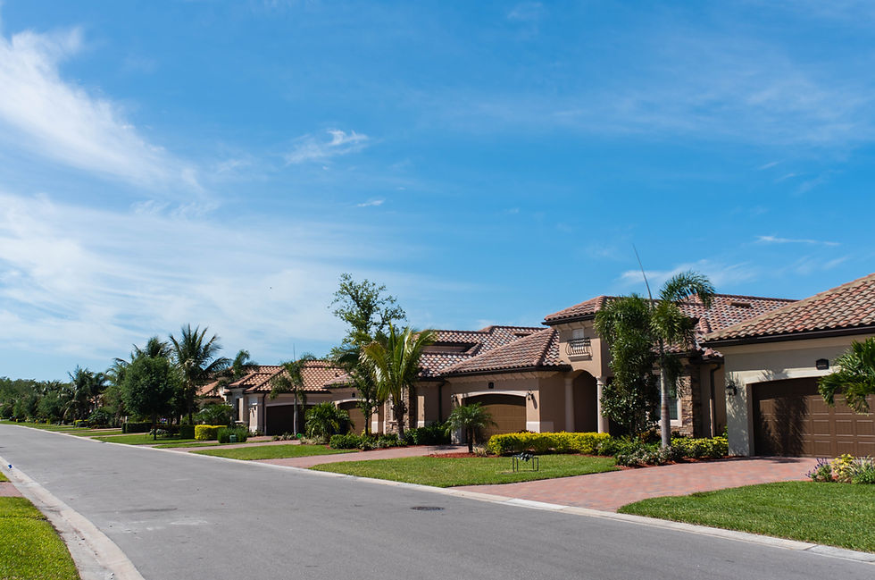 row of houses
