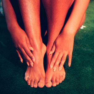 Pedicure overschie