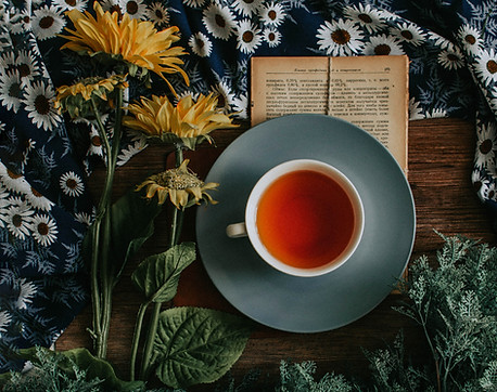 Picture of tea in saucer