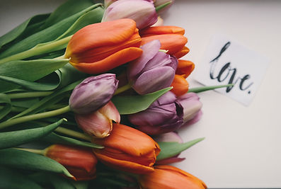 tulips photo by Brigitte Tohm via Unsplash