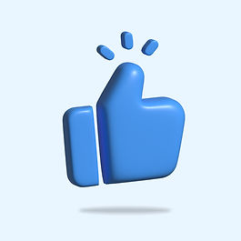 blue emoji showing thumbs up sign