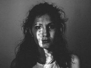 a melancholy woman