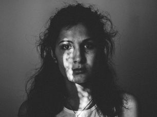 a melancholy woman