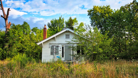 Distressed House