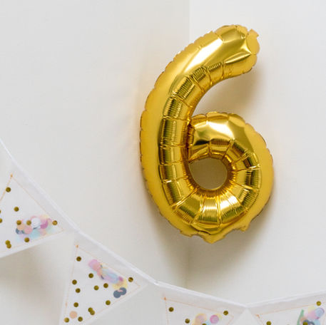 Helium number foil balloon. A sellection of air filled and helium foil balloons for significant birthdays and milestones. 