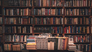 Hele volle boekenkast