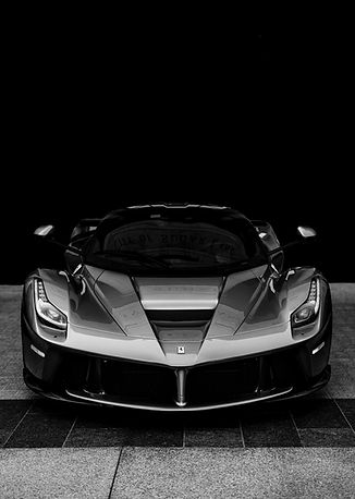 Silver Ferrari. Image by Adrian N